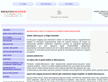 Tablet Screenshot of dekoreksper.com